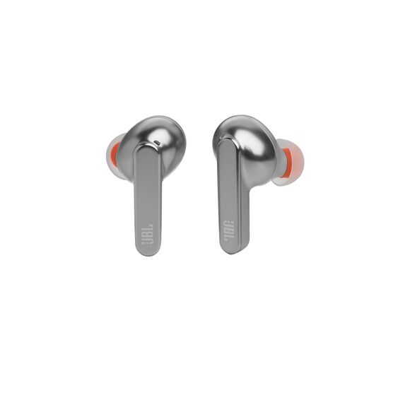 JBL Live Pro+ TWS - Chrome - True wireless Noise Cancelling earbuds - Front JBL Live Pro+ TWS - Chrome - True wireless Noise Cancelling earbuds - Front